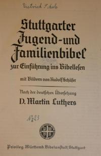 Stuttgarter Jugend- und Familienbibel.