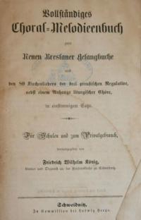 Vollständiges Choral-Melodieenbuch