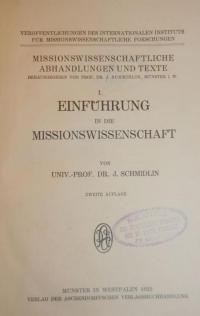 Einführung in die Missionswissenschaft
