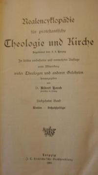 Realencyklopädie für protestantische Theologie und Kirche Bd. 17
