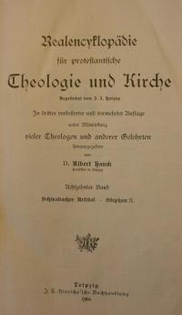 Realencyklopädie für protestantische Theologie und Kirche Bd. 18