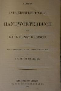 Kleines lateinisch-deutsches Handwörterbuch