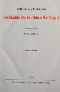 Geschichte der deutschen Kaiserzeit Bd. 4