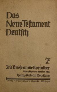 Das Neue Testament Deutsch bd. 7.