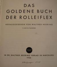 Das Goldene Buch der Rolleiflex