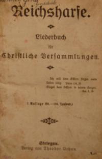 Reichsharfe. Liederbuch für Christliche Versammlungen
