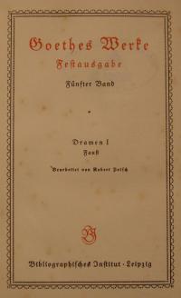 Goethes Werke Bd. 5