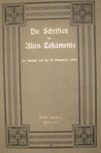 Die Schriften des Alten Testaments Bd. II