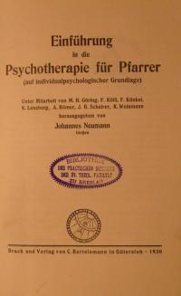Religionspsychologische Reihe Bd. I