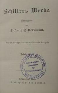 Schillers Werke Bd. 10