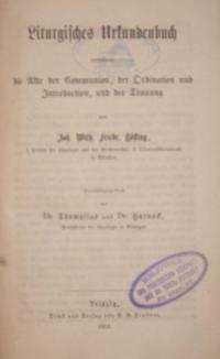 Liturgisches Urkundenbuch