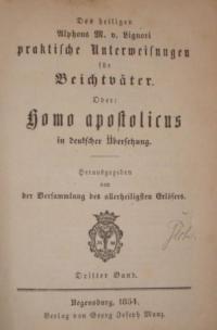 Beichtväter oder Homo apostolicus in deutscher Übersetzung