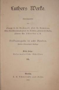Luthers Werke Bd. 2 – Reformatische Schriften