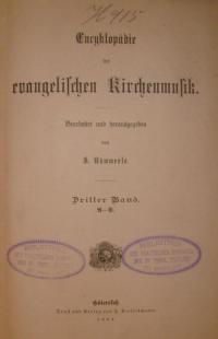 Encyklopädie der evangelischen Kirchenmusik