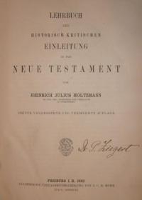 Lehrbuch der histroisch-kritischen Einleitung in das Neue testament