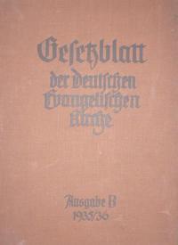 Gesetzblatt der Deutschen Evangelischen Kirche