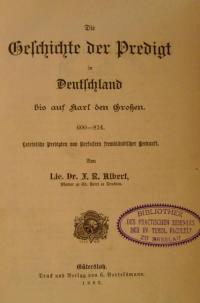 Die Geschichte der Predigt in Deutschland