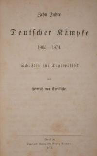 Zehn Jahre Deutscher Kämpfe 1865-1874