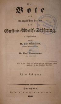 Der Bote des Evangelischen Vereins der Gustav-Adolf-Stiftung