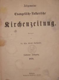 Allgemeine Evangelisch-Lutherische Kirchenzeitung