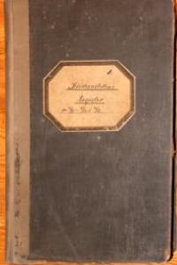 Kirchenstellen Register pro 1894-1897