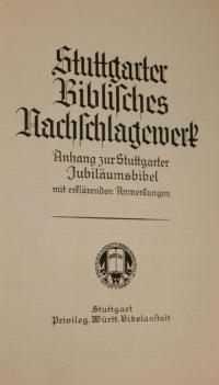 Stuttgarter Biblisches Nachschlagewerk