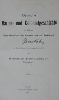 Deutsch Marine- und Kolonialgeschichte