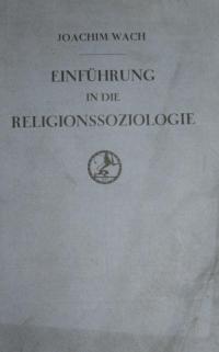 Eingführung in die Religionssoziologie