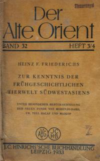 Der Alte Orient Bd. 32 Hf. 3/4