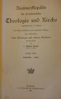 Realencyklopädie für protestantische Theologie und Kirche Bd. 6