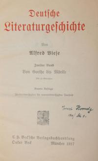 Deutsche Literatugeschichte Bd. 2