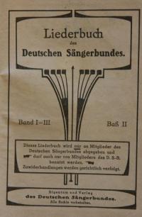 Liederbuch des Deutschen Sängerbundes