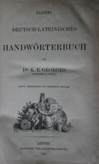 Kleines Deutsch-Lateinisches Ahndworterbuch