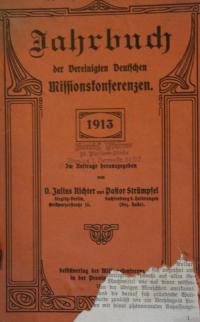 Jahrbuch der Vereinigten Deutschen Missionskonferenz
