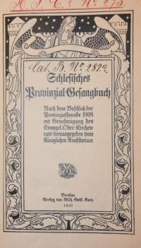 Schlesisches Provinzial-Gesangbuch