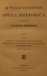 Opera Rhetorica Vol. I