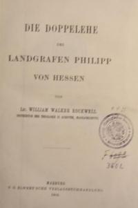 Die Doppelehe des Landgrafen Philipp von Hessen
