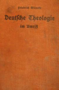 Deutsche Theologie im Umri