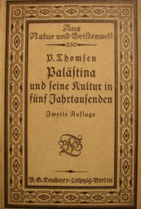 Die Sammlung aus Natur und Geistwelt. Bd. 260.Palätia und seine Kultur in fünf Jahtausenden