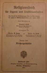 Religionsbuch für Lyzeen und Studienanstalten. Teil 2.