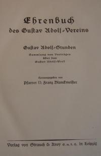 Ehrenbuch des Gustav Adolf-Vereins