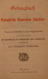 Schlesisches Provinzial Gesangbuch