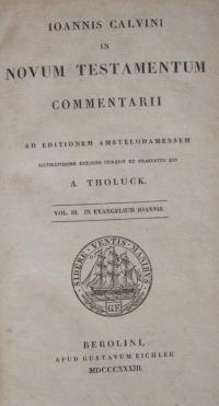In Novum Testamentum Cmmentarii.