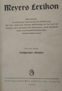 Meyers Lexikon Bd. 4
