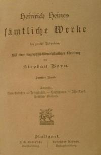 Heinrich Heines sämtliche Werke Bd. II