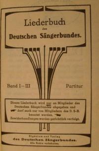 Liederbuch des Deutschen Sängerbundes