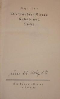 Schillers Sämtliche Werke Bd. 2 – Die Räuber. Fiesco. Kabale und Liebe
