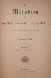 Die Melodien der deutschen evangelischen Kirchenlieder