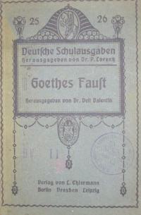 Erläuterung zu Gothes Faust
