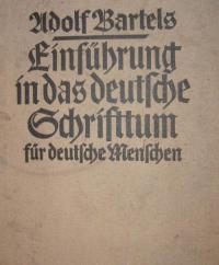 Einführung in das deutsche Schrifttum für deutsche Menschen